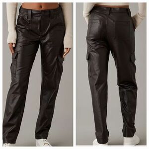 American Eagle vegan leather pants, 12L